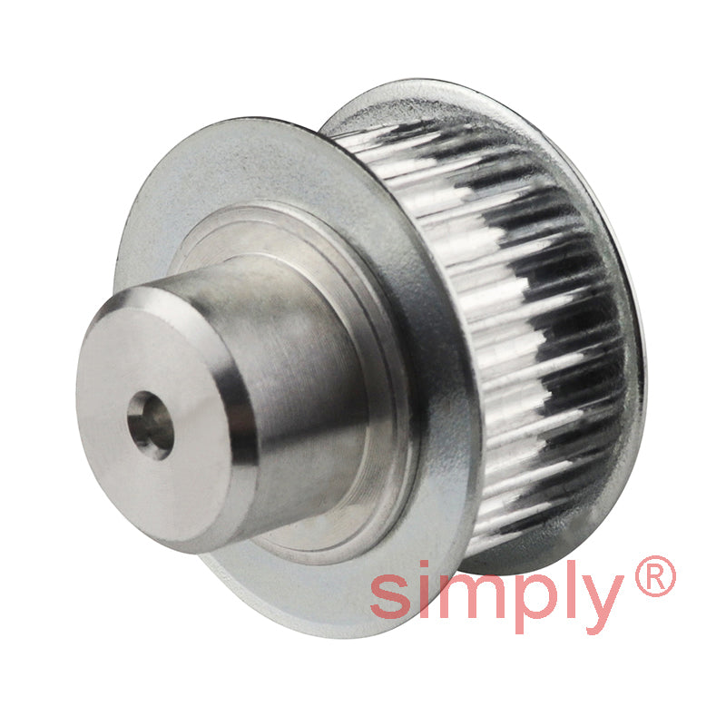 Drive-Flex P14-3M-09F - 3mm Pitch 14 Tooth Flanged HTD Type Aluminium Timing Pulley for 9mm Wide Belts