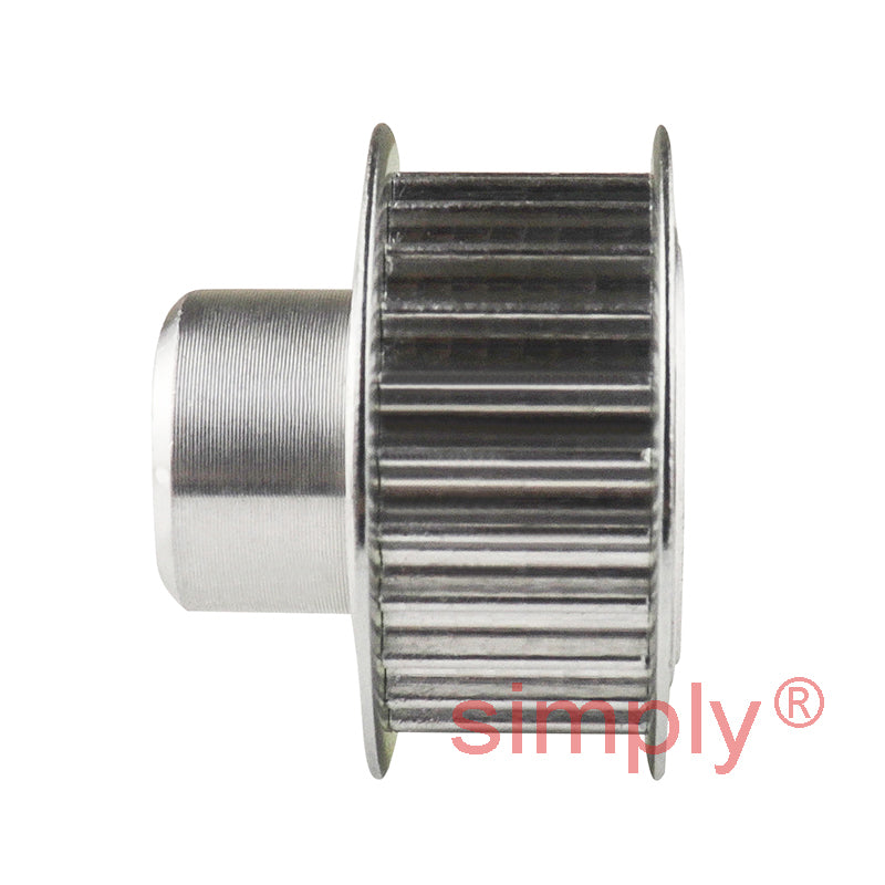 P10-3M-09F - 3mm Pitch 10 Tooth Flanged HTD Type Aluminium Timing Pulley for 9mm Wide Belts