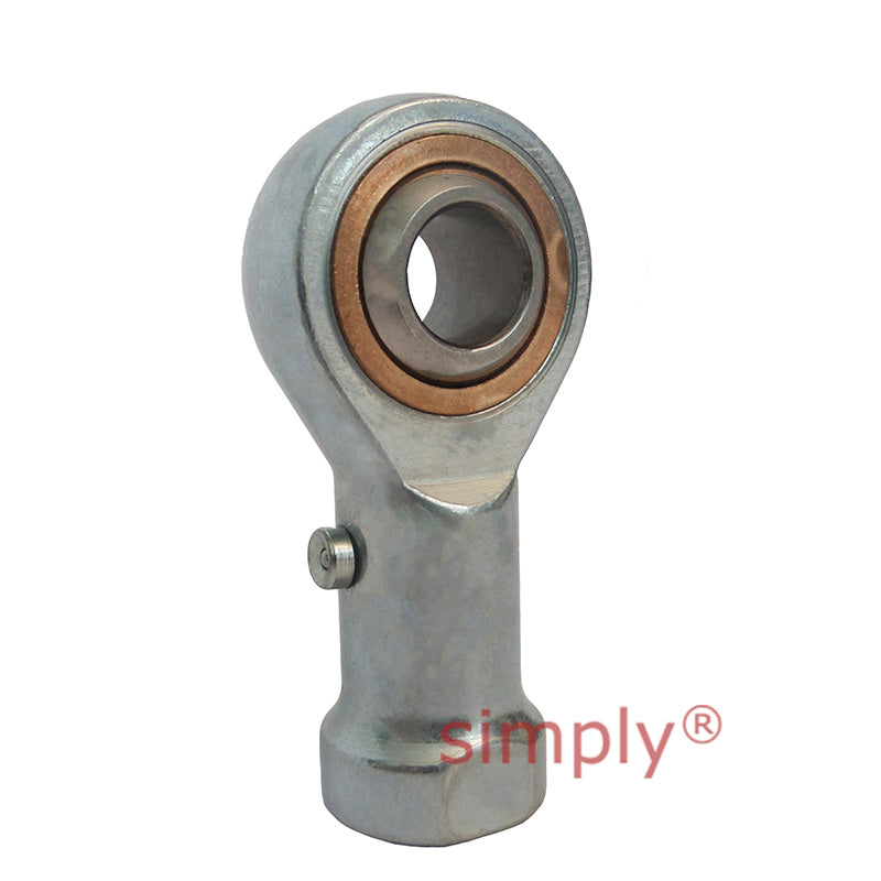 Fluro GILS50 Left Hand Steel / Bronze Female Plain Rod End M48x2 Thread