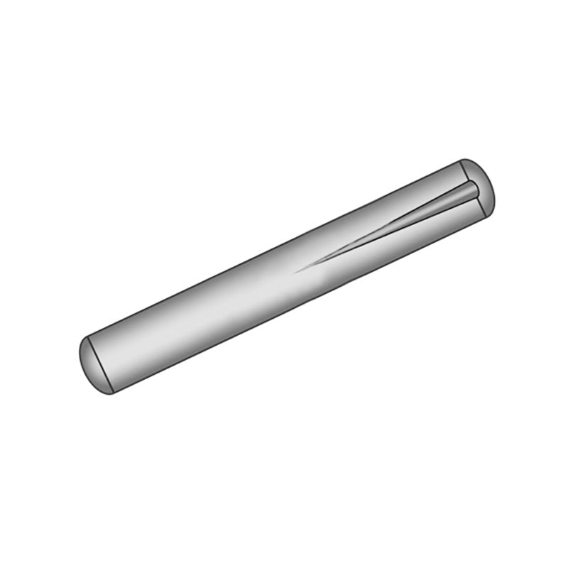 Metric Stainless Steel GP2 Groove Pin with Half Length Taper Groove 8x25mm - Allow 2-3 Days