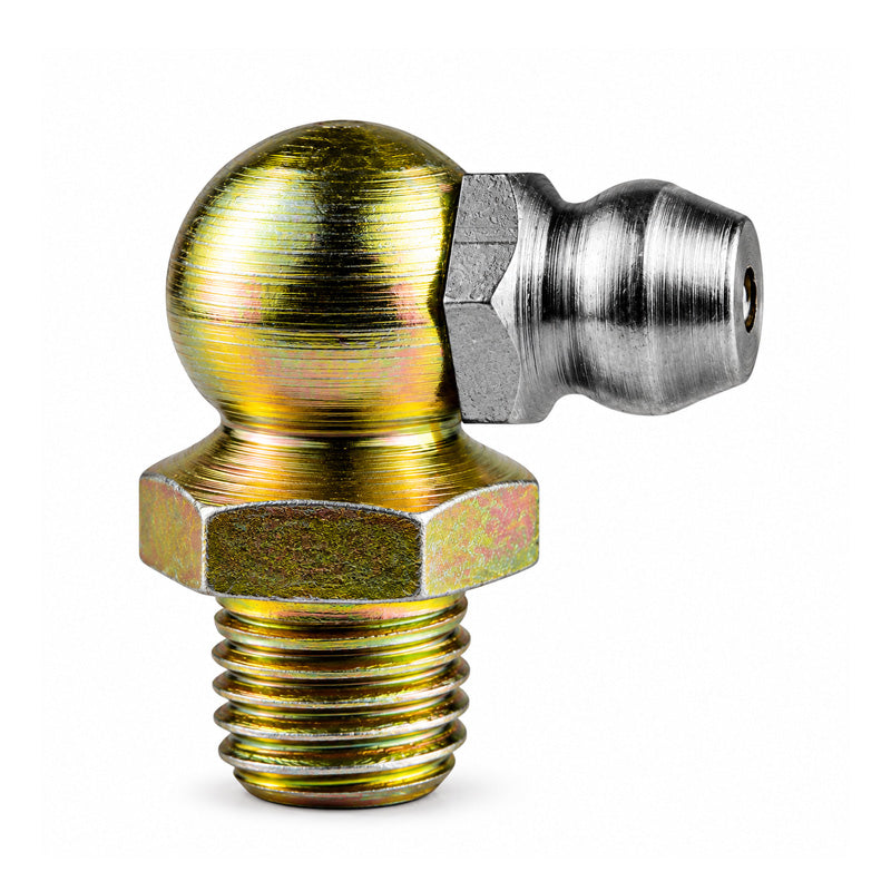 5/16x24 UNF 90 Degrees Mild Steel Hydraulic Grease Nipples - Pack of 500