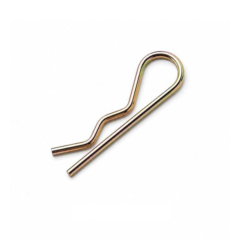Spring Steel Zinc Plated Yellow Passivated Grip Clip 2x50mm to Fit 2.5mm Hole