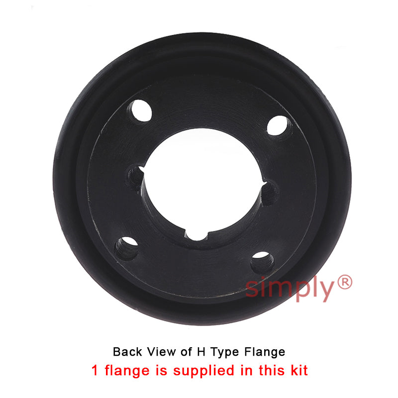 Major Brand F40H/F40F Inner/Outer Facing Taper Bores Type Tyre Drive Coupling Assembly with Natural Rubber Tyre