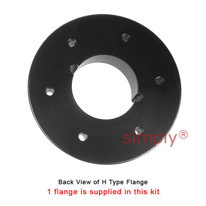 Major Brand F120H/F120F Inner/Outer Facing Taper Bores Type Tyre Drive Coupling Assembly with Fire Resistant Antistatic (F.R.A.S) Tyre