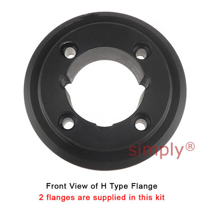 Major Brand F50H/F50H Outer Facing Taper Bores Type Tyre Drive Coupling Assembly with Natural Rubber Tyre
