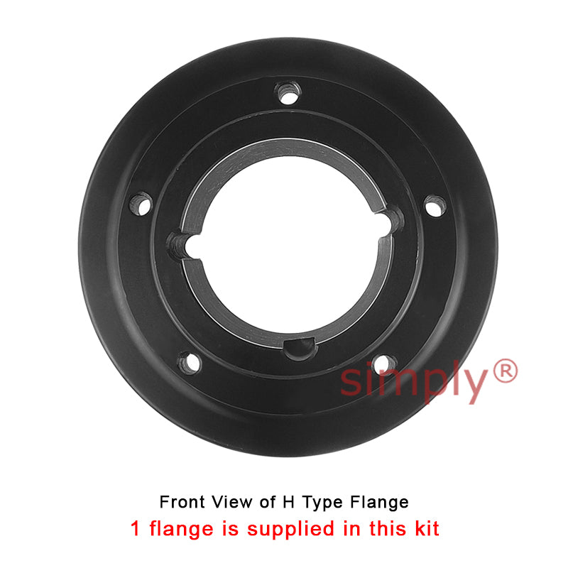 Major Brand F60H/F60B Outer Facing Taper Bore/Pilot Bored Tyre Drive Coupling Assembly with Fire Resistant Antistatic (F.R.A.S) Tyre