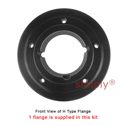 Major Brand F60H/F60B Outer Facing Taper Bore/Pilot Bored Tyre Drive Coupling Assembly with Fire Resistant Antistatic (F.R.A.S) Tyre