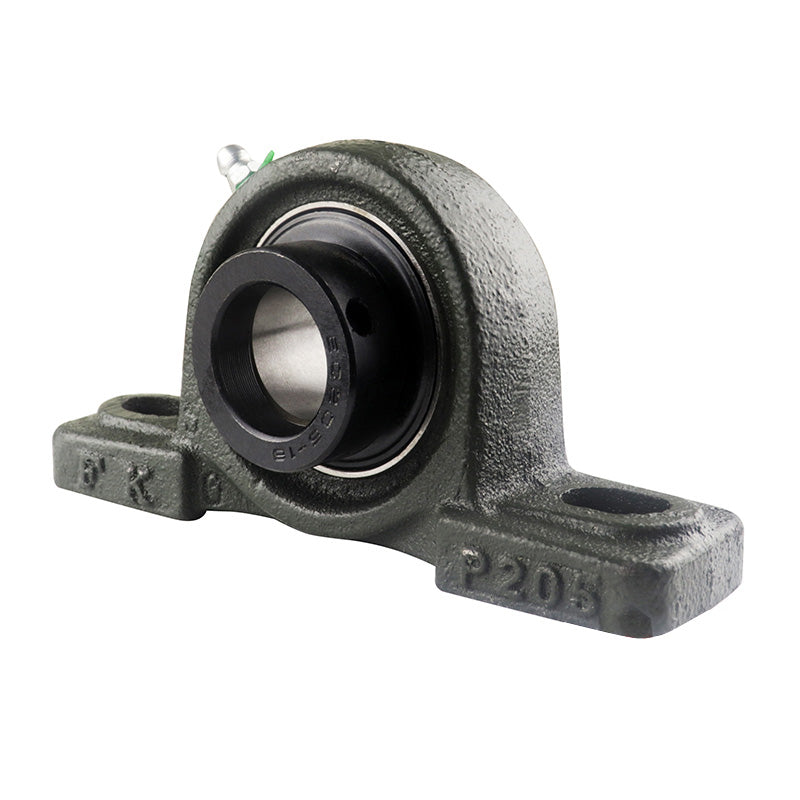 HCP209 Metric Cast Iron Two Bolt Pillow / Plummer Block Housing with 45mm Eccentric Collar Insert