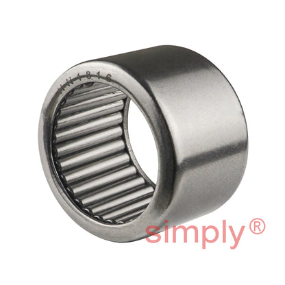Budget HN1816 Open Ended Drawn Cup Type Full Complement Needle Roller Bearing 18x24x16mm