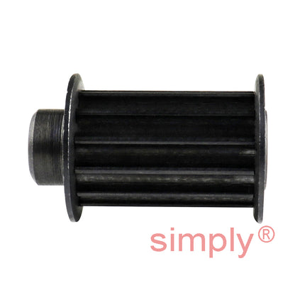 Drive-Flex P12-5M-25F - 5mm Pitch 12 Tooth Flanged HTD Type Steel Timing Pulley for 25mm Wide Belts