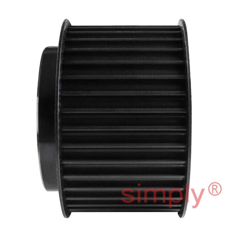 Drive-Flex P38-8M-50F - 8mm Pitch 38 Tooth Flanged HTD Type Steel Pilot Bore Timing Pulley for 50mm Wide Belts