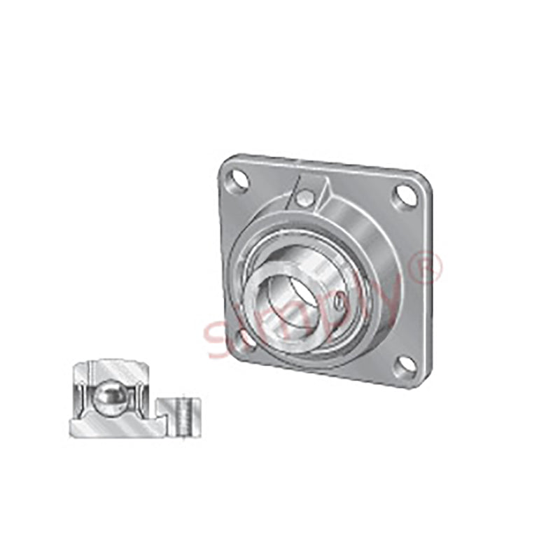 INA PCF30XL Four Bolt Cast Iron Square Housing with Eccentric Collar Insert 30mm Bore