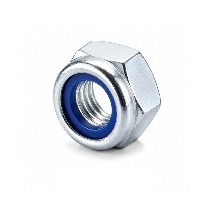 Unifix M24x36 - Class 10 Steel Insert Nut DIN 985 with 3mm Pitch and Galvanised Finish - Allow 2-3 Days