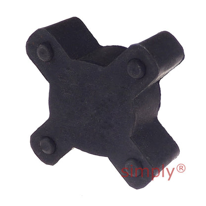 Major Brand L070B/L070B Pilot Bored Jaw Coupling Assembly Max Bore 19mm with Nitrile Rubber Insert