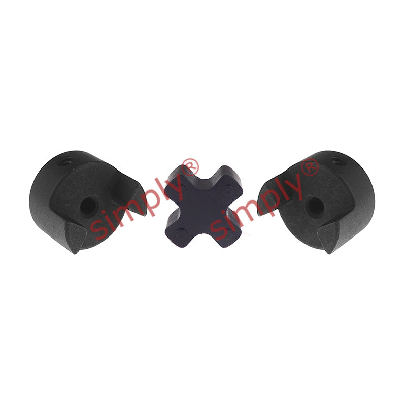 Major Brand L050B/L050B Pilot Bored Jaw Coupling Assembly Max Bore 14mm with Nitrile Rubber Insert