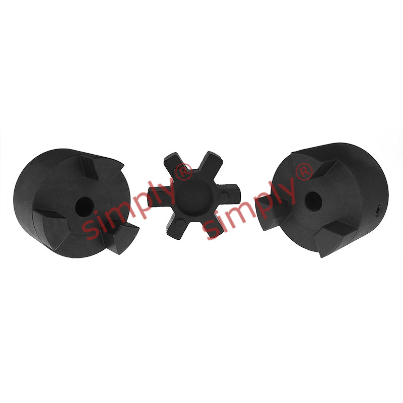 Major Brand L100B/L100B Pilot Bored Jaw Coupling Assembly Max Bore 35mm with Nitrile Rubber Insert