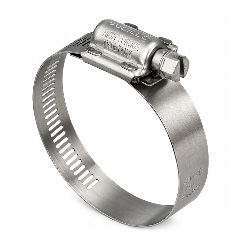 HT160 304 Stainless Steel High Torque Jubilee Clip Adjustment Range 130mm-160mm Band Width 16mm