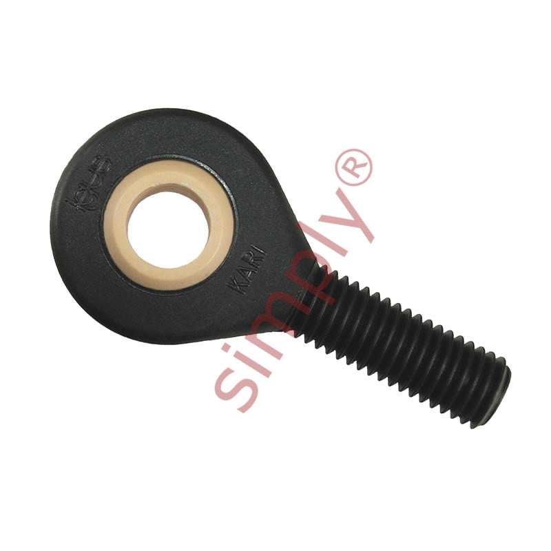 igubal KALI12 Left Hand Male Plastic Rod End 0.75 inch Bore 3/4-16 Thread - Allow 2-3 Days
