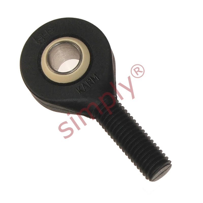 igubal KARM10MH Right Hand Male Plastic Rod End 10mm Bore M10 Thread with Metal Insert