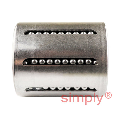 INA KH12PP Relubricatable Closed Linear Ball Bushing Sealed with Contact Seals 12x19x28mm
