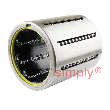 INA KH16PP Relubricatable Closed Linear Ball Bushing Sealed with Contact Seals 16x24x30mm