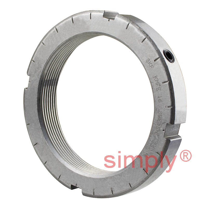 SKF KMFE16 Lock Nut with Locking Screw M80x2mm - Allow 2-3 Days