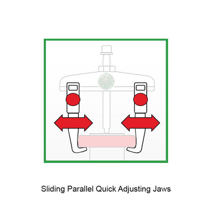 KUKKO Series 2-152-P Quick Adjusting Standard Pulling Jaws (Pair) 150mm Allow 2-3 Days