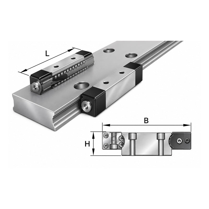 INA KUVS17-B Linear Ball Bearing Unit 17.5x25.45x96mm - Allow 1-2 Days - Contact Us For Faster Delivery