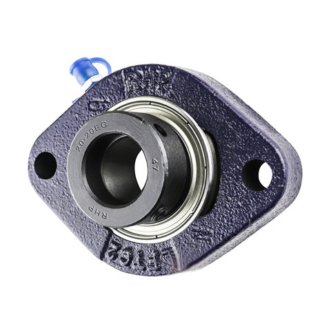 RHP LFTC35EC Two Bolt Oval Cast Iron Flange Housing Bearing 35mm Bore