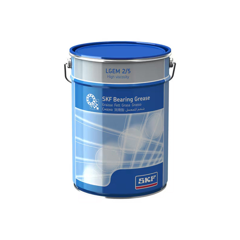 SKF LGEM2 5kg Can High Viscocity Bearing Grease with Solid Lubricants 