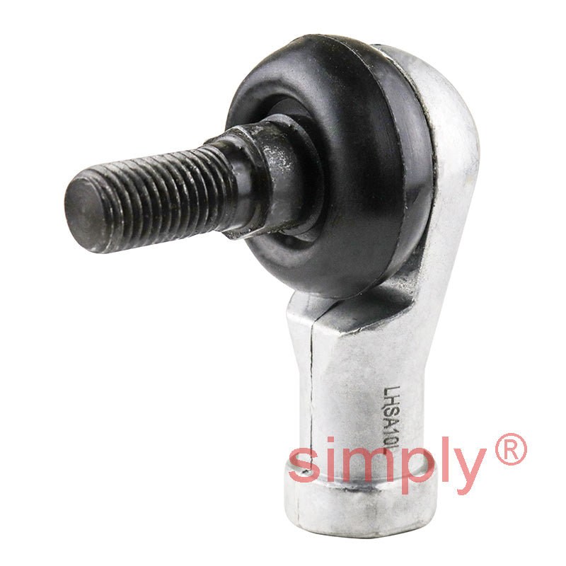 Premier Budget LHSA10L Left Hand Thread Studded Elbow L-Ball End Joint M10x1.25mm Thread