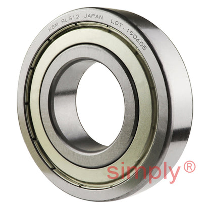 KSM LJ1-1/2RLS12ZZ Metal Shielded Imperial Deep Groove Ball Bearing 1-1/2x3-1/4x3/4 inch