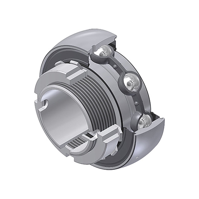 SNR LK207G2H Metric Flatback Spherical Outer Bearing Insert 35mm Bore 72mm Outside Diameter with Adapter Sleeve - Allow 2-3 Days