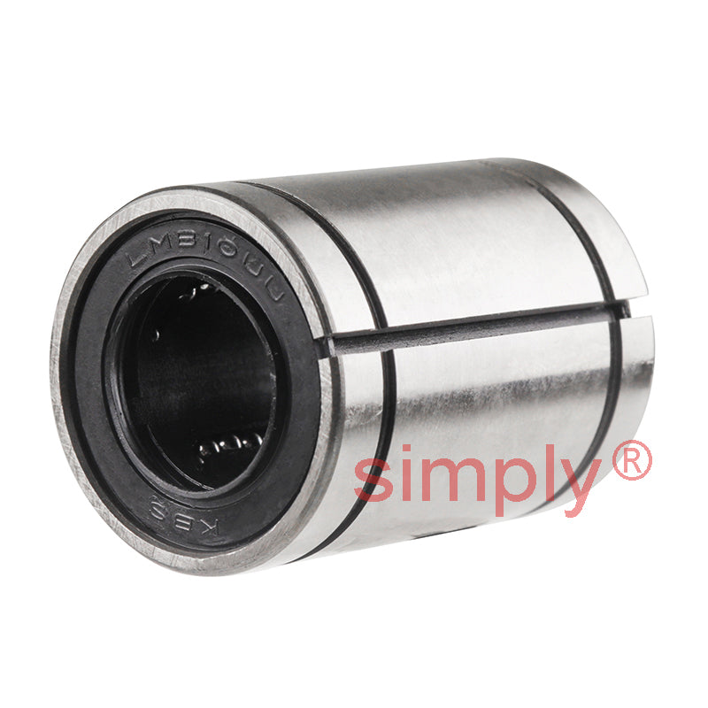 LMB10UUAJ Imperial Adjustable Linear Ball Bushing with Rubber Seals 0.625x1.125x1.5 inch