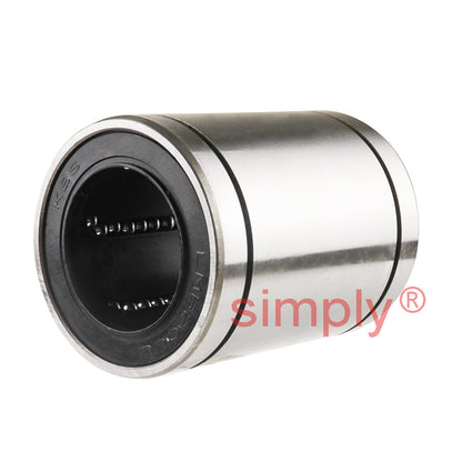 LMB20UU Imperial Closed Linear Ball Bushing with Rubber Seals 1.25x2x2.625 inch