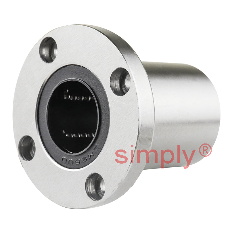 LMF25UU Metric Round Flanged Linear Ball Bushing 25x40x59mm