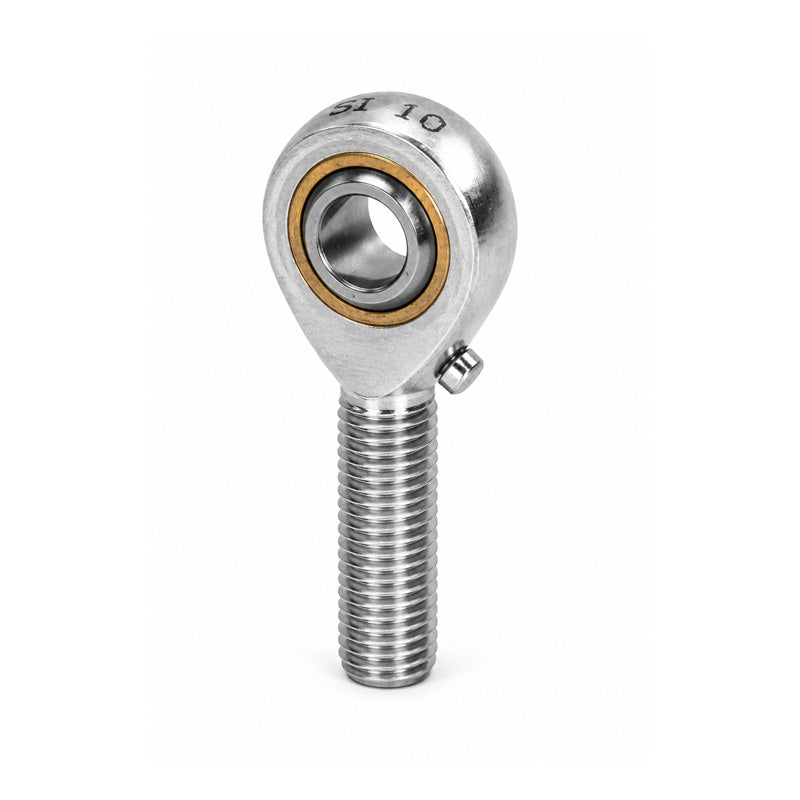 Fluro GAOW06 Right Hand Zinc Plated Steel / PTFE Lined Maintenance Free Male Plain Rod End M6 Thread