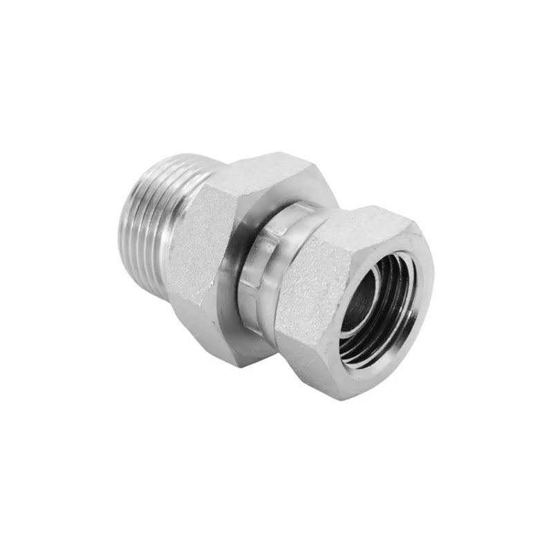 FLEXEQUIP 3/8 inch BSP Male to 3/8 inch BSP Female Swivel Hydraulic Adaptor - Allow 2-3 Days