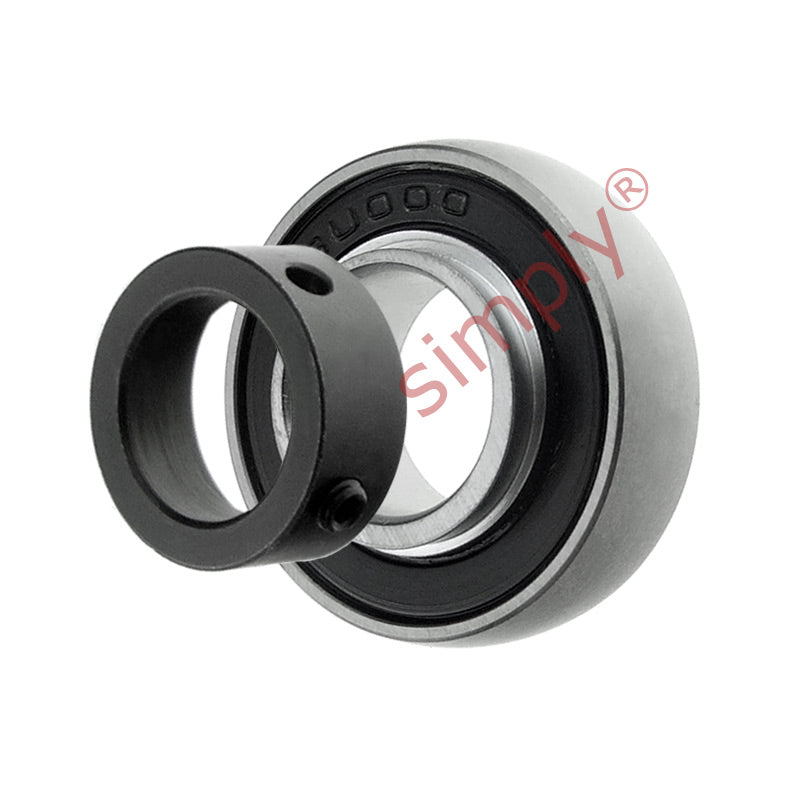 U006 Metric Eccentric Collar Type Bearing Insert with 30mm Bore 55mm Outside Dia