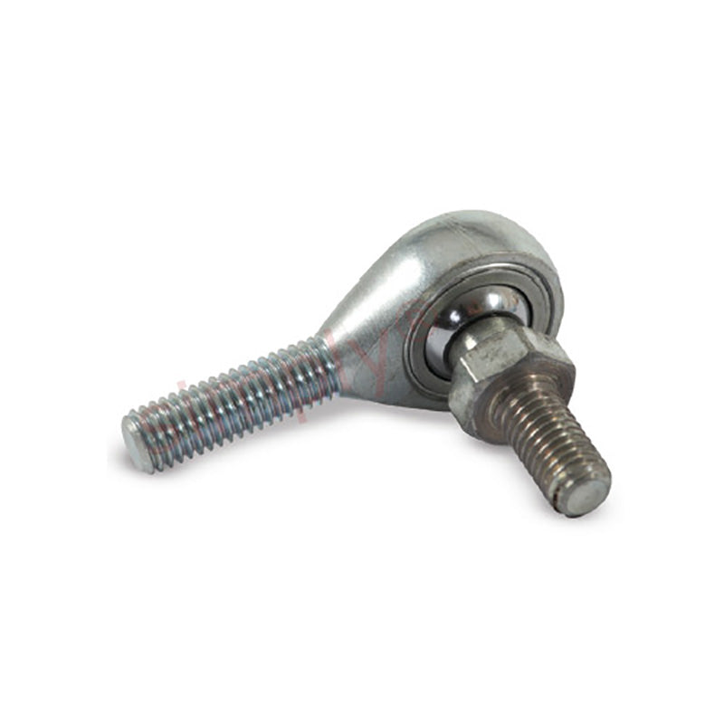 Branded MS-M10S Right Hand Metric Steel / PTFE Lined Maintenance Free Studded Male Rod End M10x1.5 Thread - Allow 7-10 Days