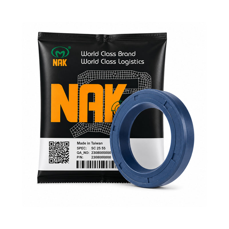 NAK 17x25x3mm Blue Corrugated Nitrile Rubber Single Lip Rotary Shaft Oil Seal VG - Allow 7-10 Days