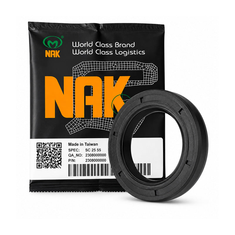 NAK 18x28x4mm Nitrile Rubber Single Lip Rotary Shaft Oil Seal VC - Allow 7-10 Days
