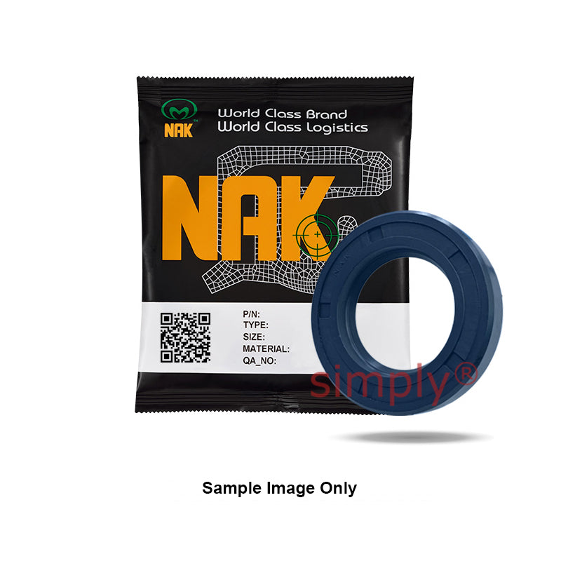 NAK 8x18x5mm Blue Nitrile Rubber Single Lip Rotary Shaft Oil Seal with Stainless Spring SC - Allow 7-10 Days