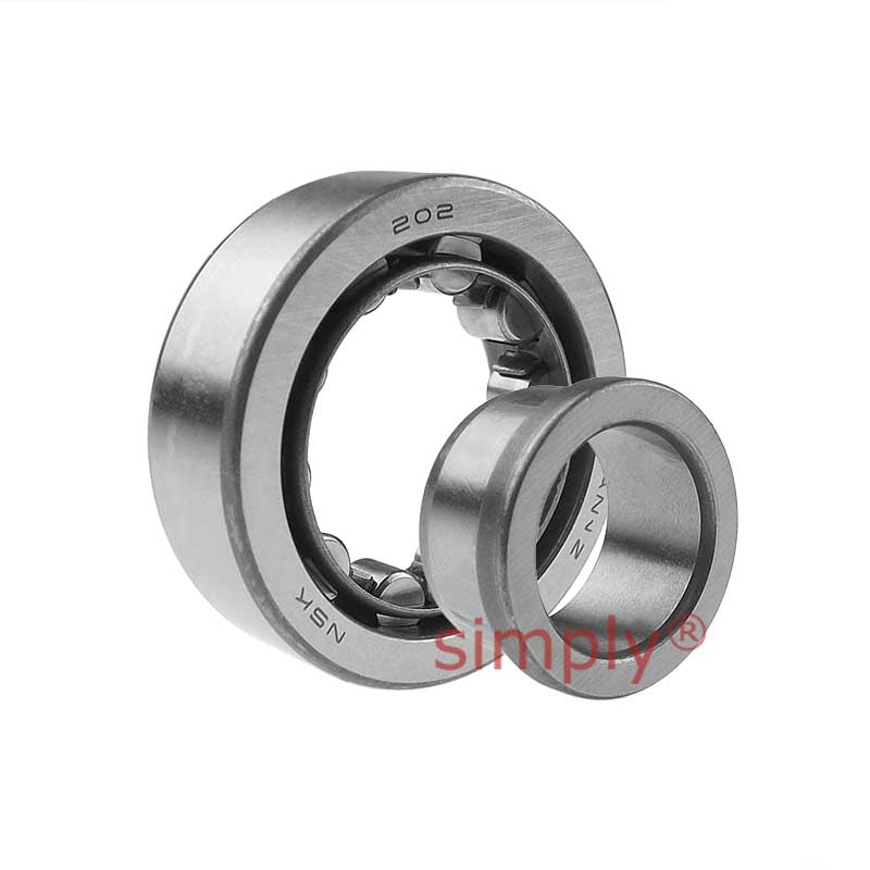 NSK NJ202W Single Row Cylindrical Roller Bearing 15x35x11mm