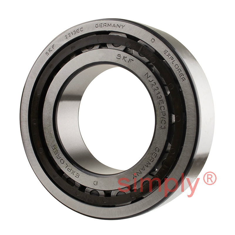 SKF NJ2213ECPC3 Single Row Cylindrical Roller Bearing with Polyamide Cage 65x120x31mm