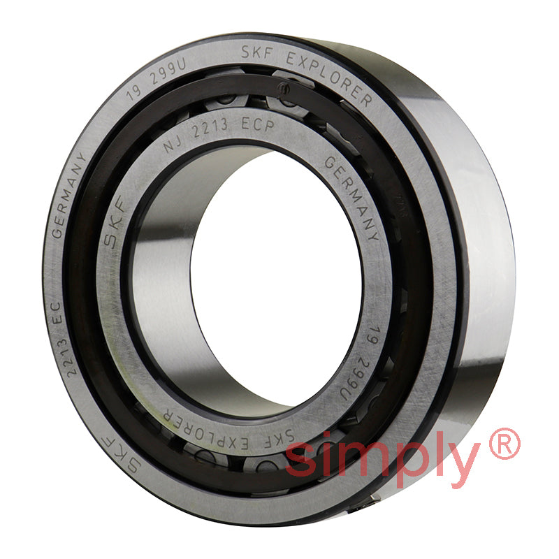 SKF NJ2213ECP Single Row Cylindrical Roller Bearing with Polyamide Cage 65x120x31mm