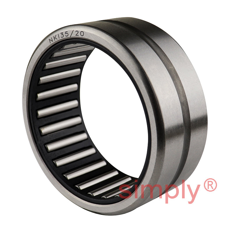 NKI35/20 Budget Needle Roller Bearing / Shaft Sleeve 35x50x20mm