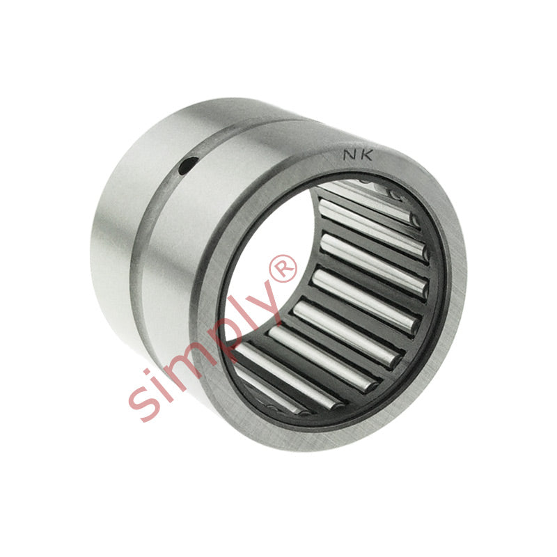 NK38/20 Budget Needle Roller Bearing with Flanges no Shaft Sleeve 38x48x20mm