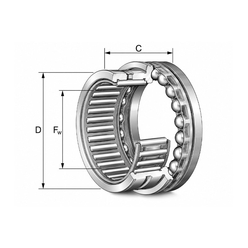 INA NKX20-Z-XL Needle Roller/Axial Ball Bearing 20x30x30mm - Allow 1-2 Days - Contact Us For Faster Delivery