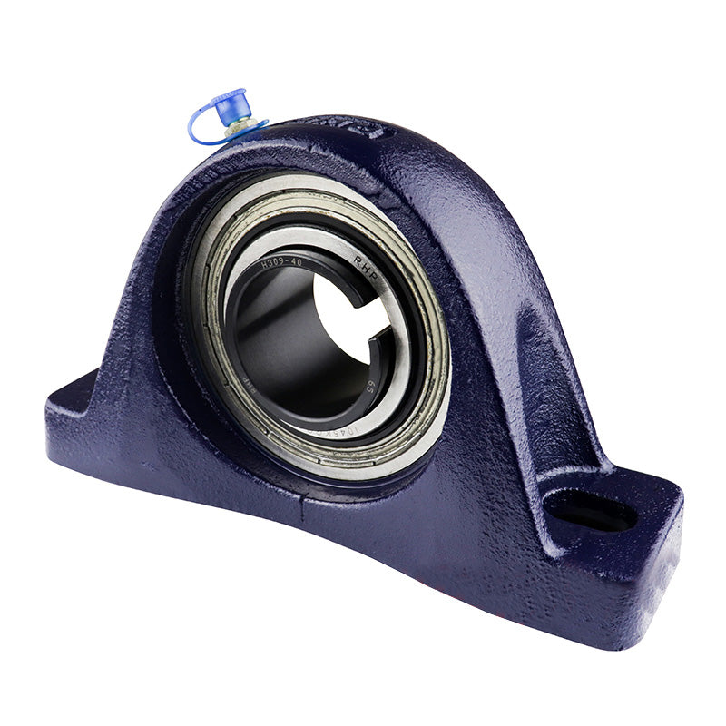 RHP NP1030-25K Two Bolt Cast Iron Pillow Block and 25mm Bore Taper Insert with Sleeve and Lock Nut